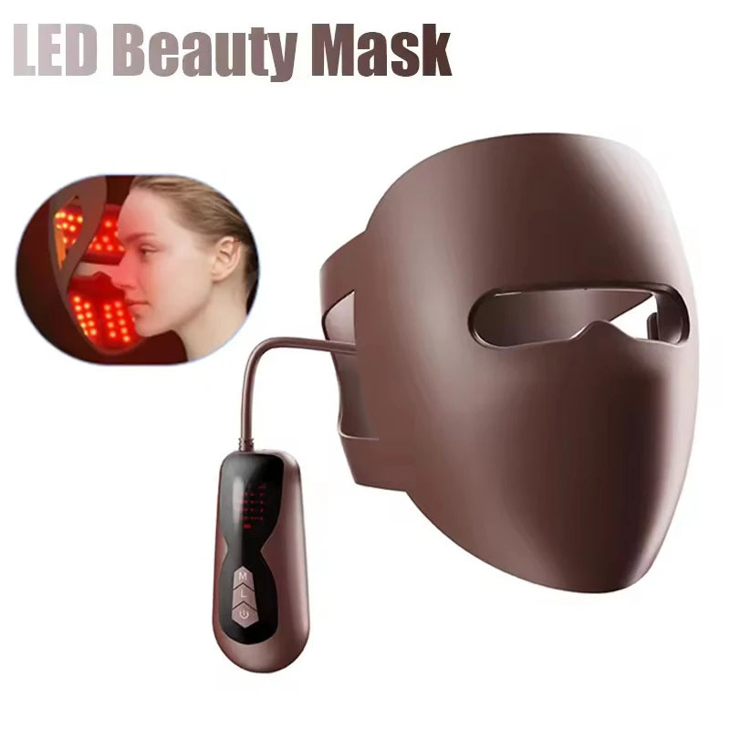 4-Color LED Face Mask, 320 Beads, 660/850 nm