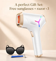 Whole Body IPL Hair Removal Device for Women & Men, Pulsed Light for Legs, Arms, Underarm & Bikini Line, At-Home Hair Reduction, [999,999] Flashes