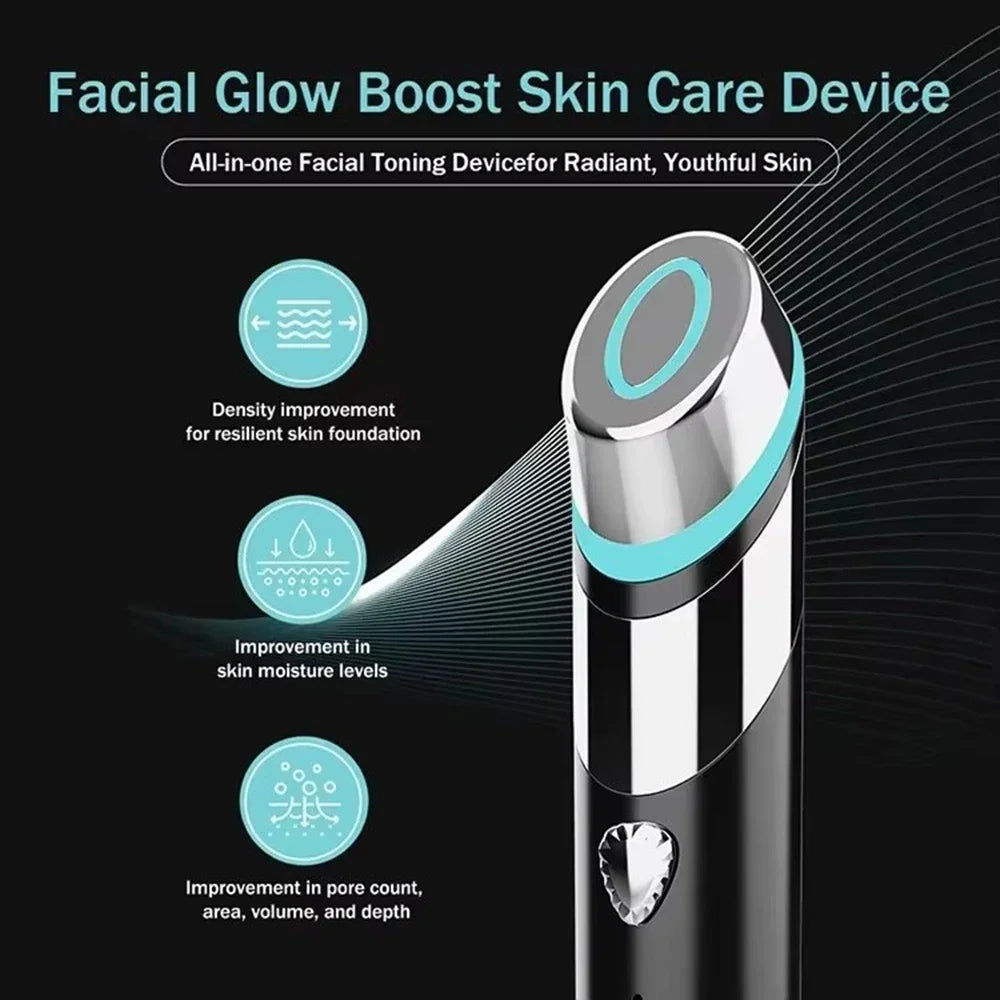 4-in-1 Microcurrent Facial Booster, 660 nm