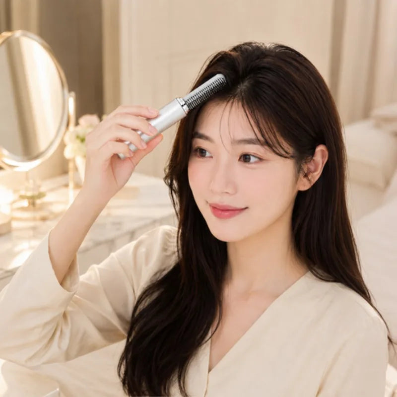 USB Cordless Mini Straightening Brush for Bangs