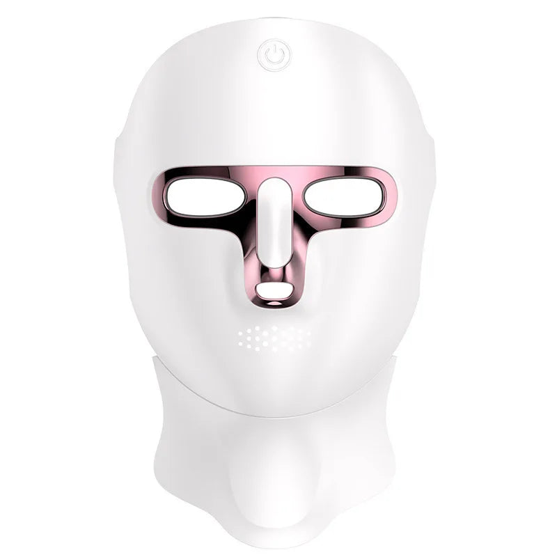 Rechargeable 7-Color LED Face Mask, 360 Lights