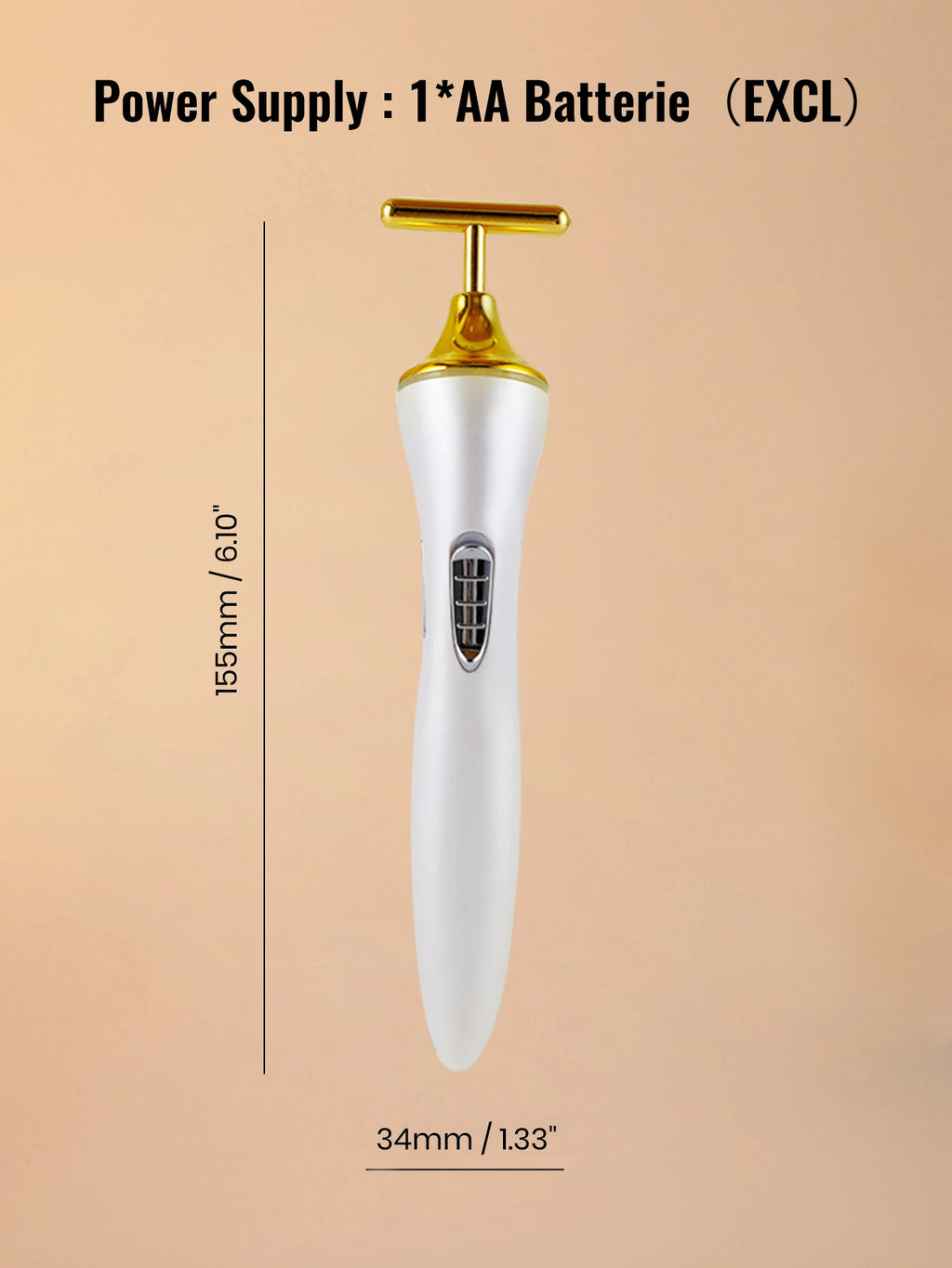 T-Shaped Vibrating Face Lift Roller