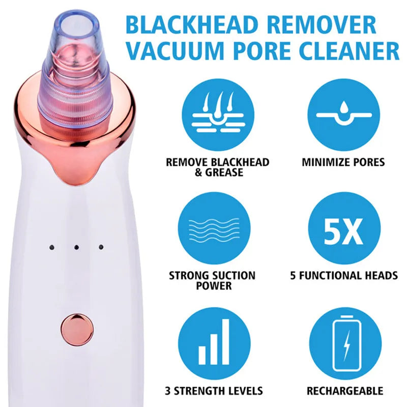 4-in-1 Facial Steamer, Vacuum, and Scrubber Set