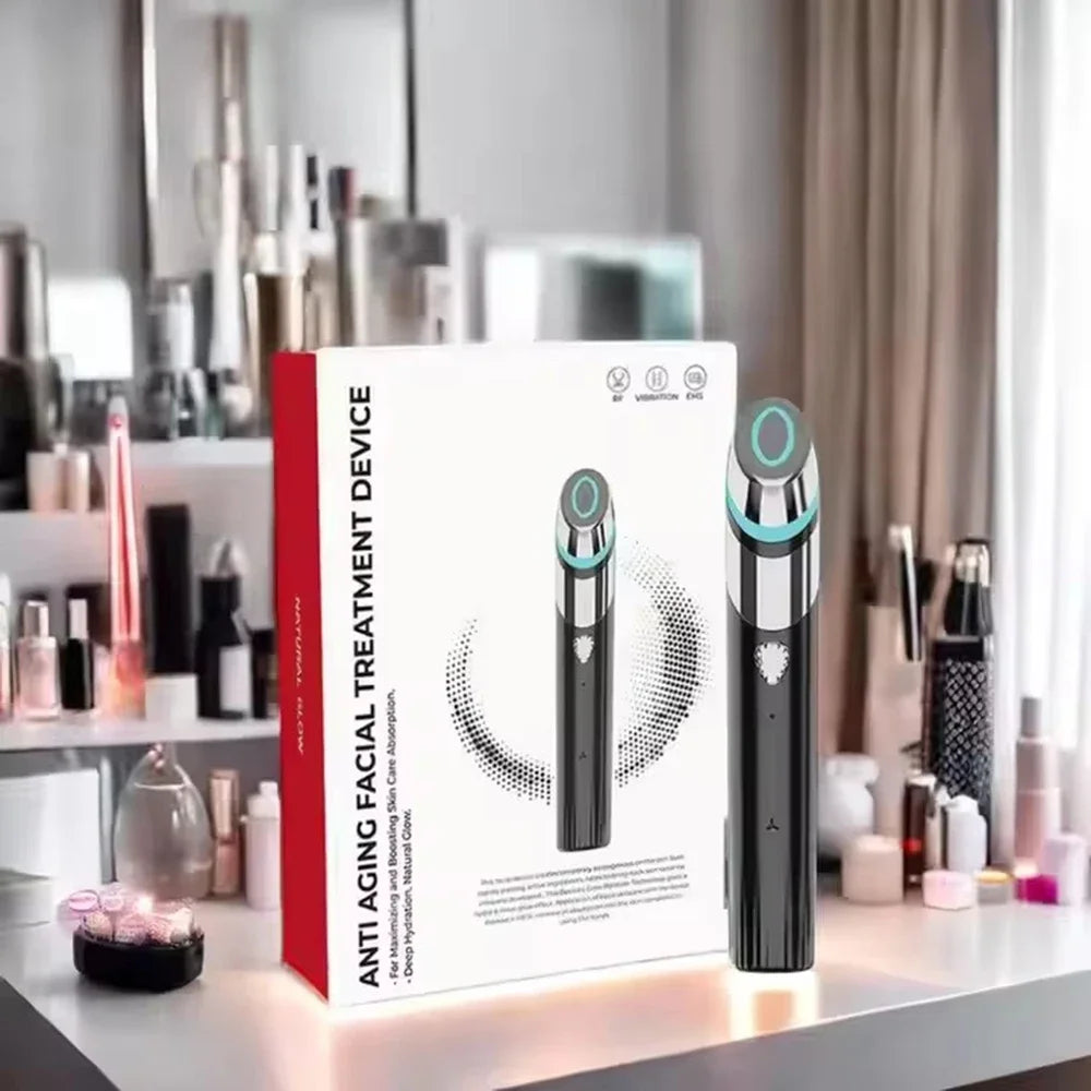 4-in-1 Microcurrent Facial Booster, 660 nm