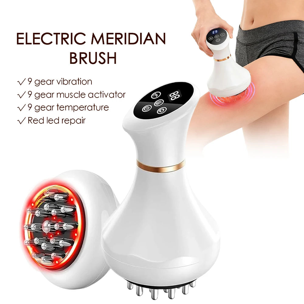 Electric Meridian Brush with Cupping, 15W