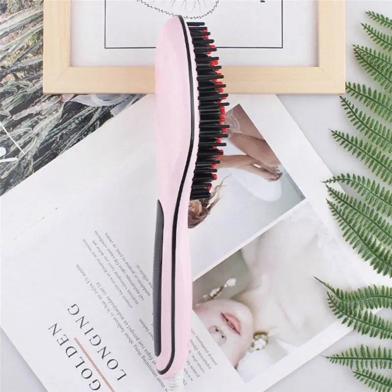 Heated Straightening Brush, US Plug