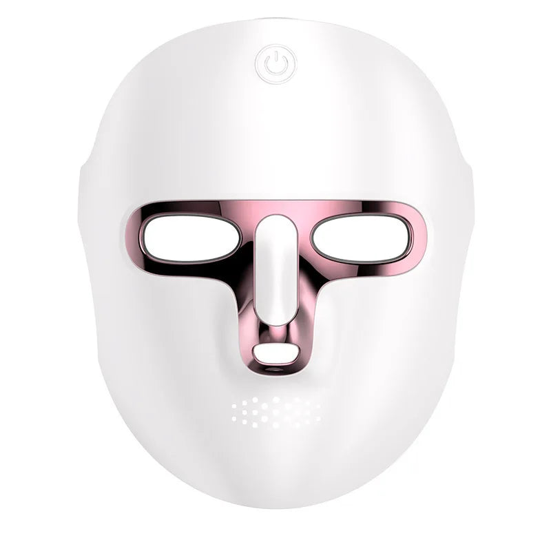 Rechargeable 7-Color LED Face Mask, 360 Lights