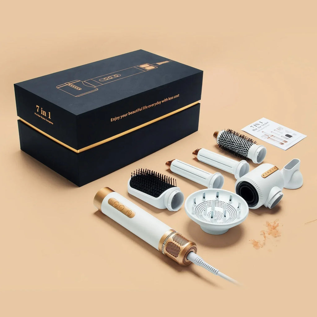 7-in-1 Brushless Hair Dryer Styler, 1200W