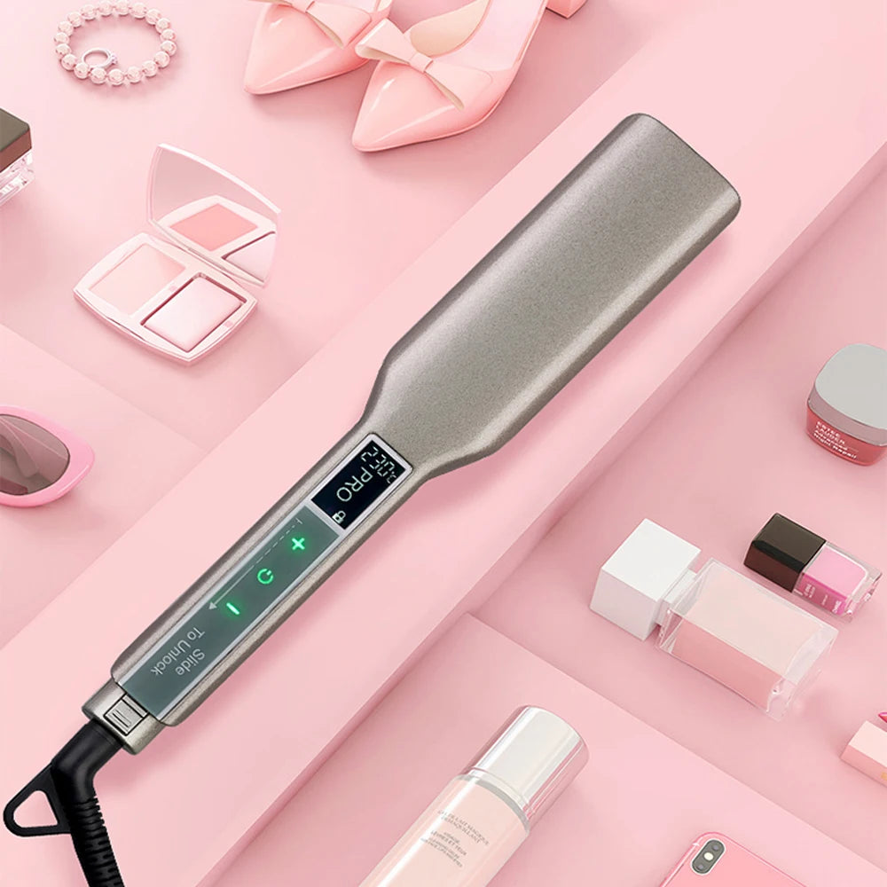 Touch-Screen Ceramic Flat Iron, 122–446°F