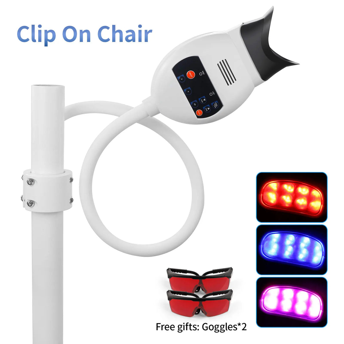 3-Color Desk Teeth Whitening Lamp, 40W