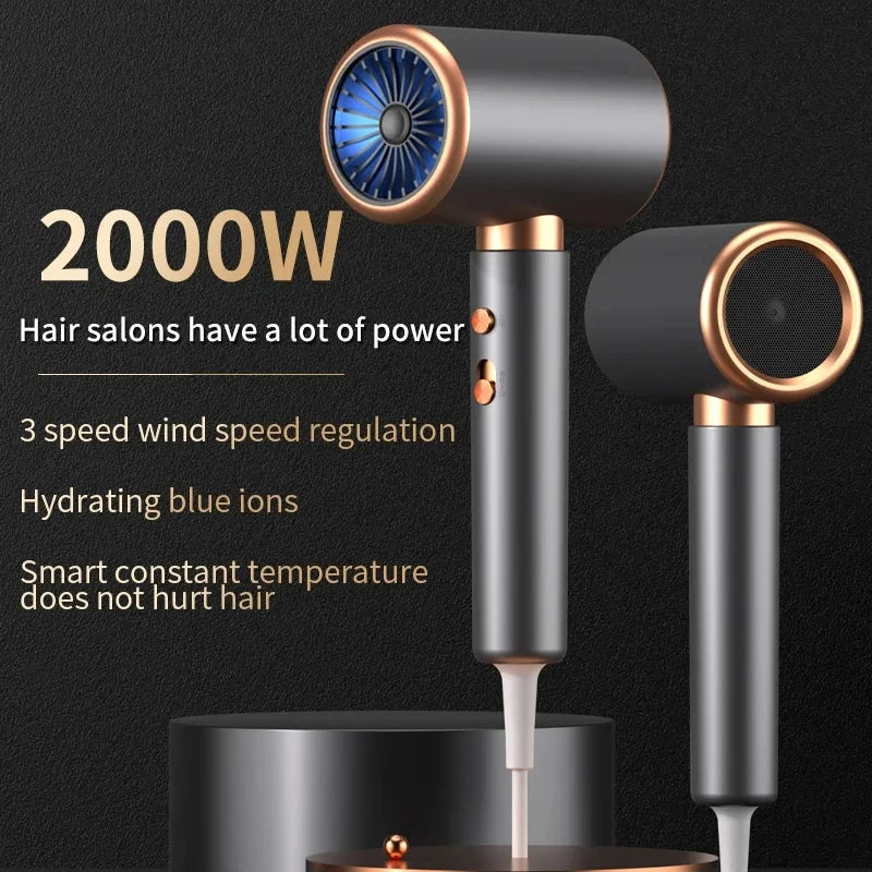 5-Speed Ionic Hair Dryer, Hot and Cold, 2000W