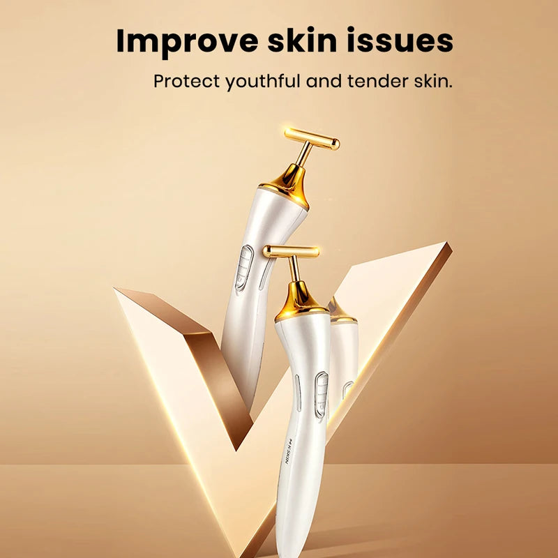 T-Shaped Vibrating Face Lift Roller