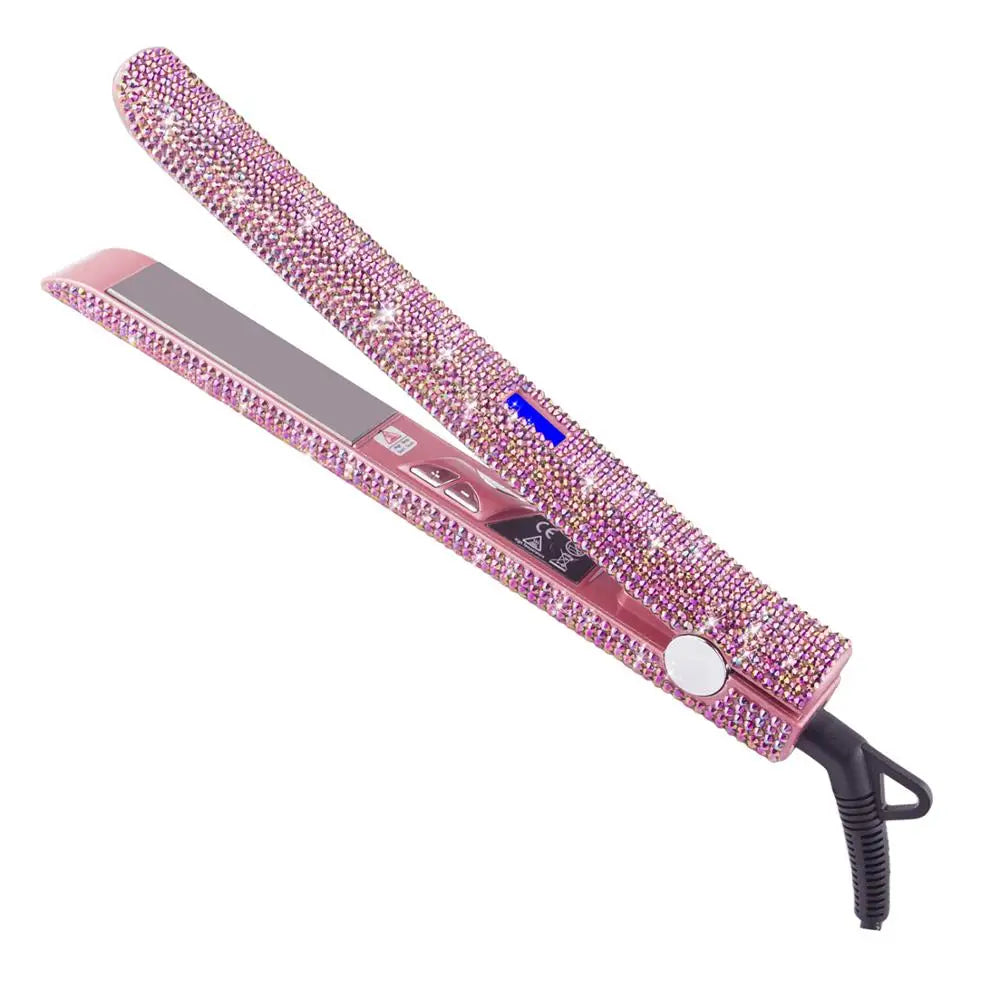 Rhinestone Flat Iron, 470°F LCD