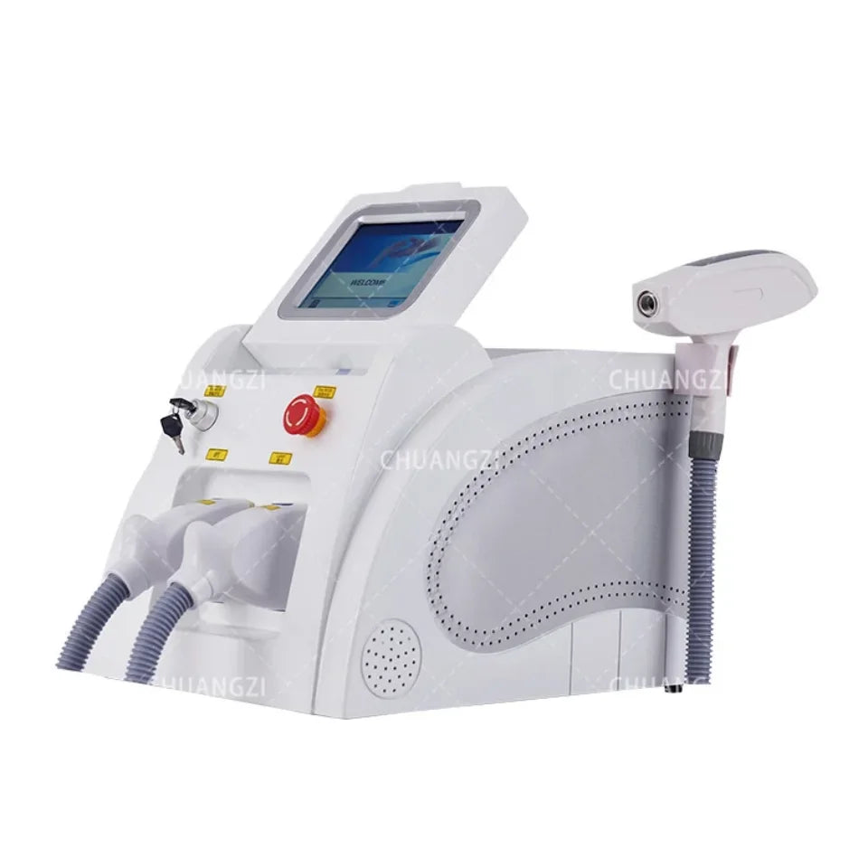 2-in-1 IPL OPT Hair Removal with ND:YAG Handpiece