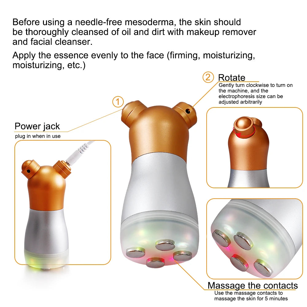 RF Electroporation Facial Roller, 15W
