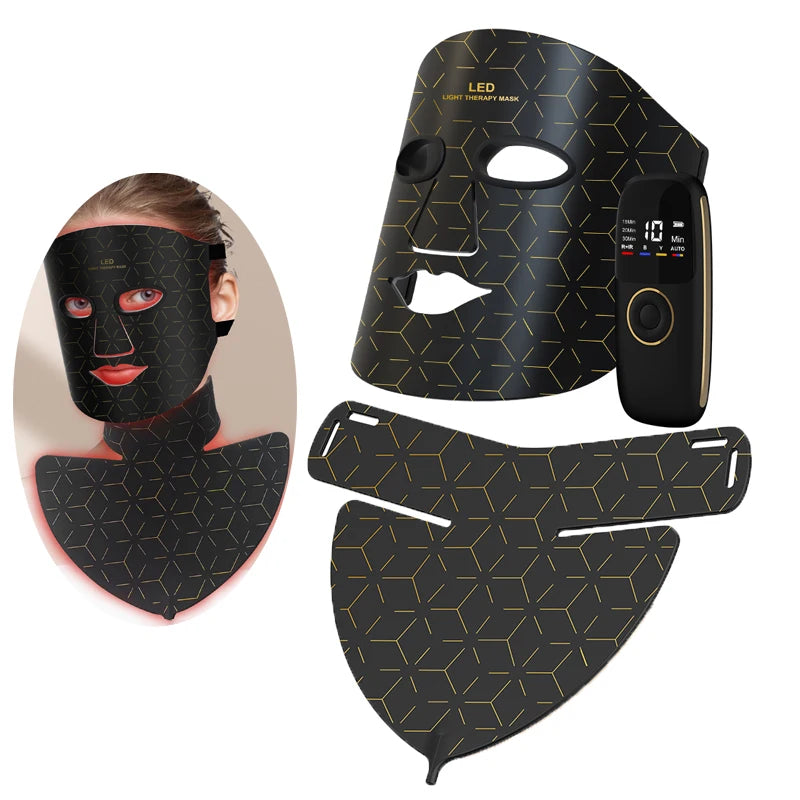 NIR LED Face and Neck Mask, 170 Lamps, 850 nm