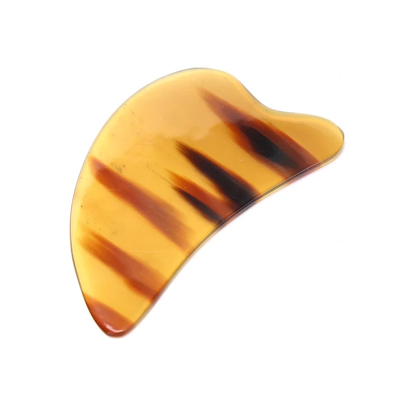 Ox Horn Gua Sha Board for Face, ~10×6 cm