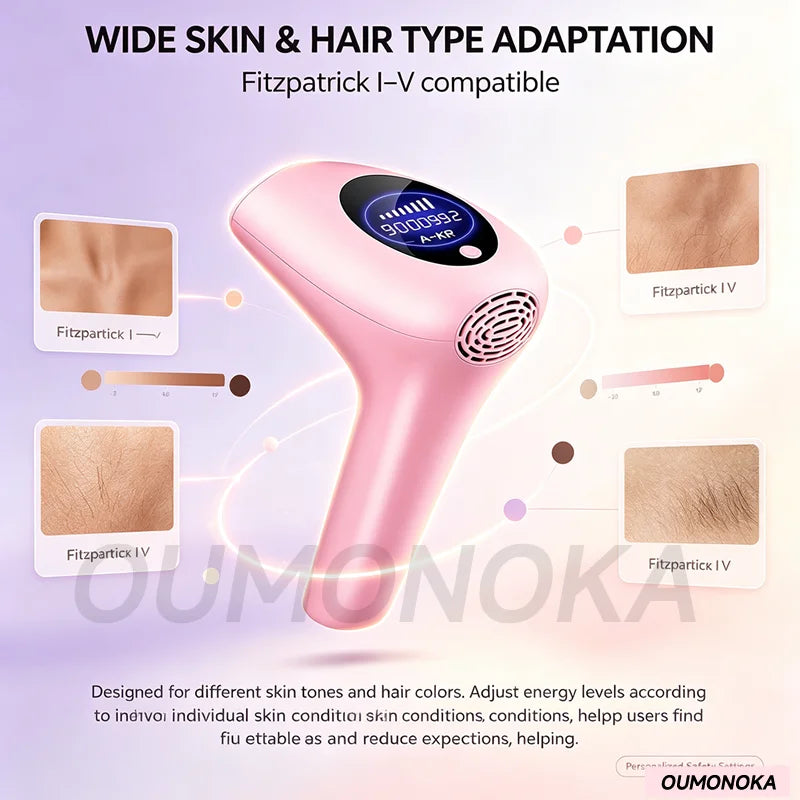 999,999-Flash Corded IPL Hair Remover, 5 Levels