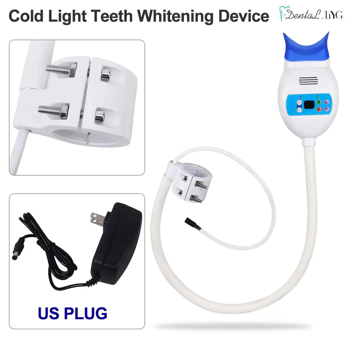 Pillar Blue LED Teeth Whitening Lamp, 8 Tubes