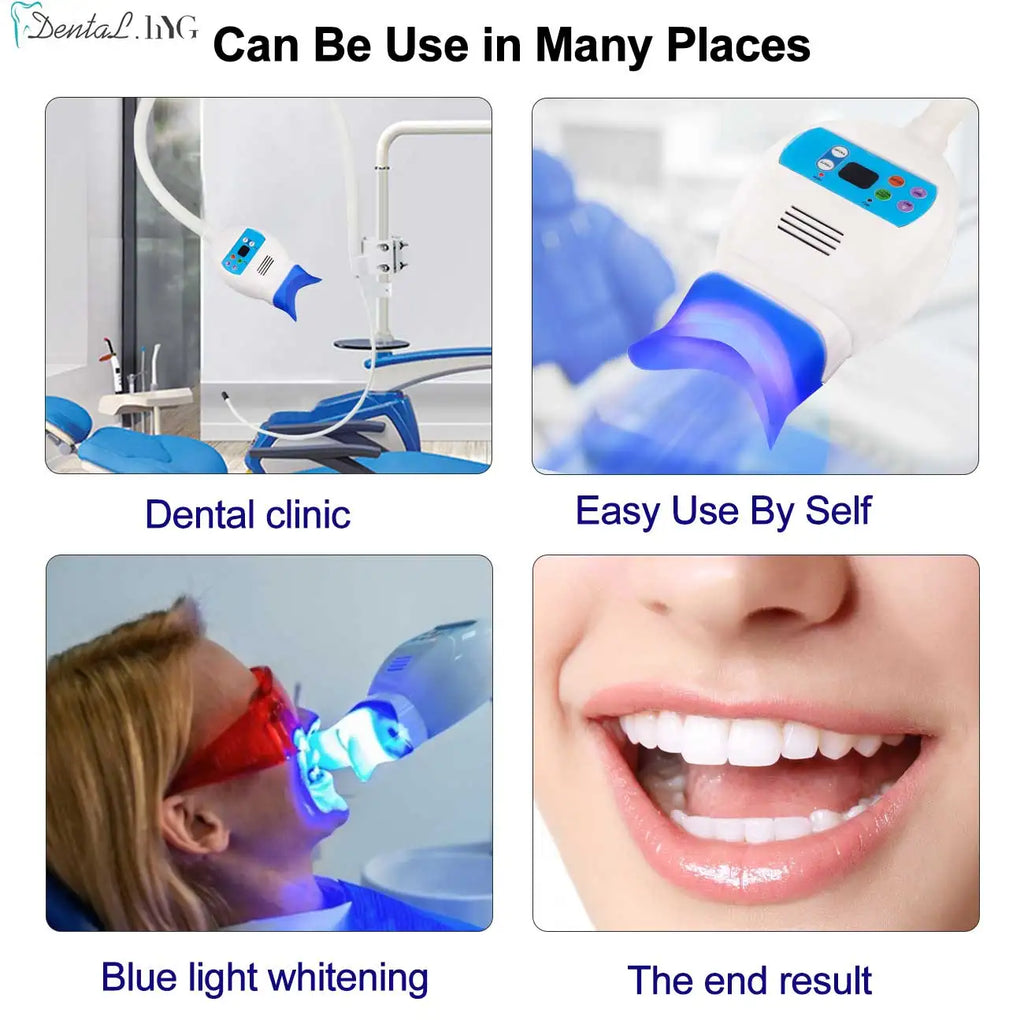 Pillar Blue LED Teeth Whitening Lamp, 8 Tubes