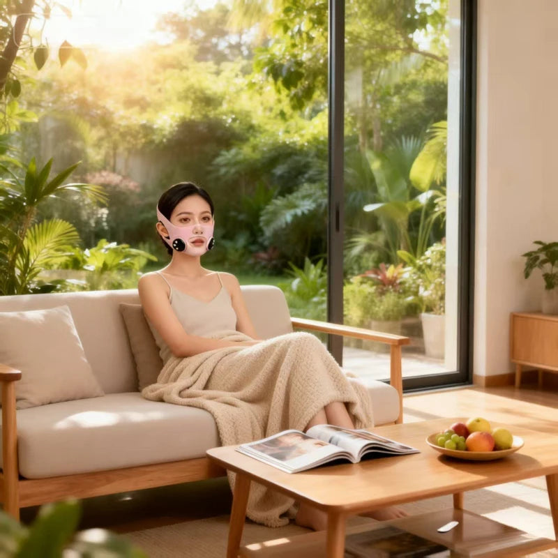Microcurrent V-Face Lifting Mask