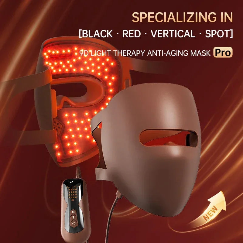 4-Color LED Face Mask, 320 Beads, 660/850 nm