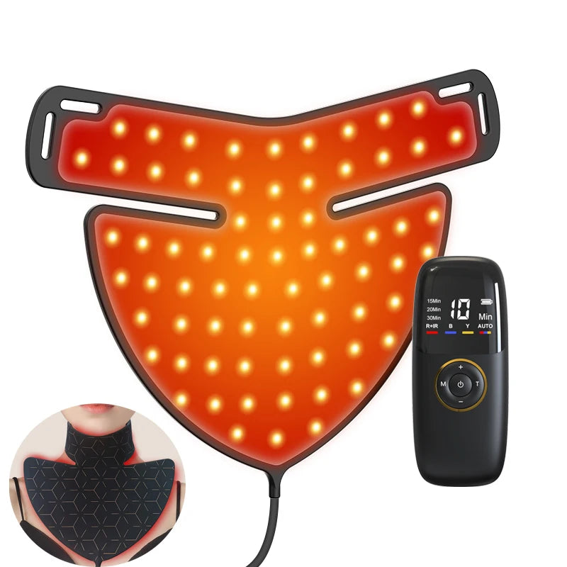 NIR LED Face and Neck Mask, 170 Lamps, 850 nm