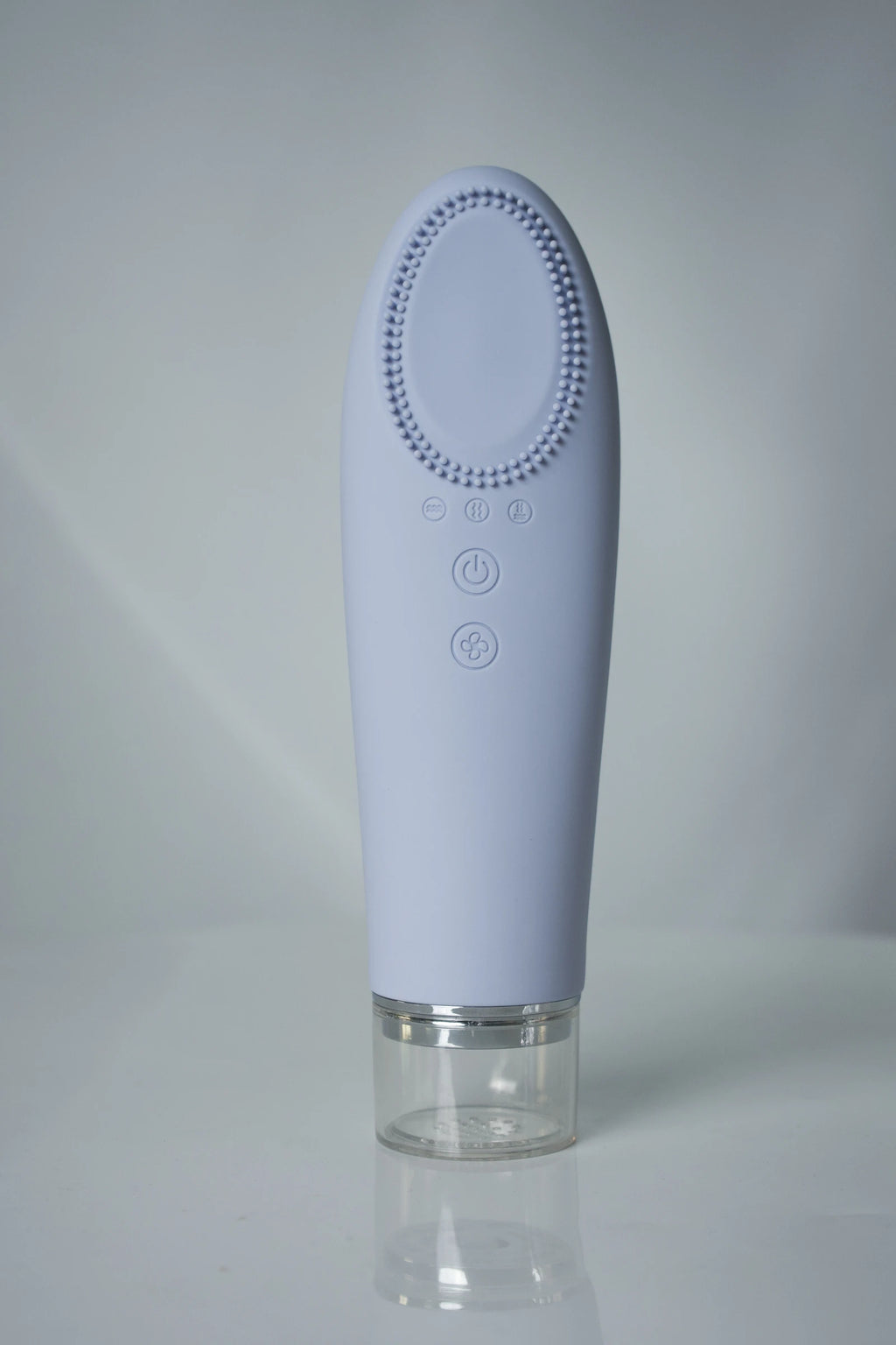 Heated Silicone Facial Cleansing Brush, 4-in-1