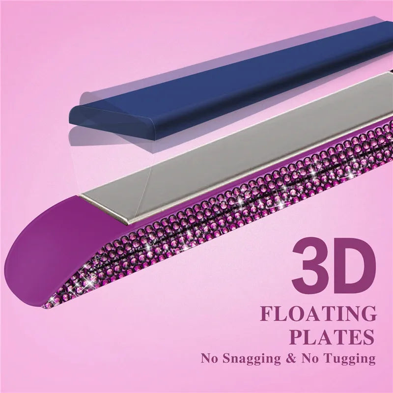 Rhinestone Flat Iron, 470°F LCD