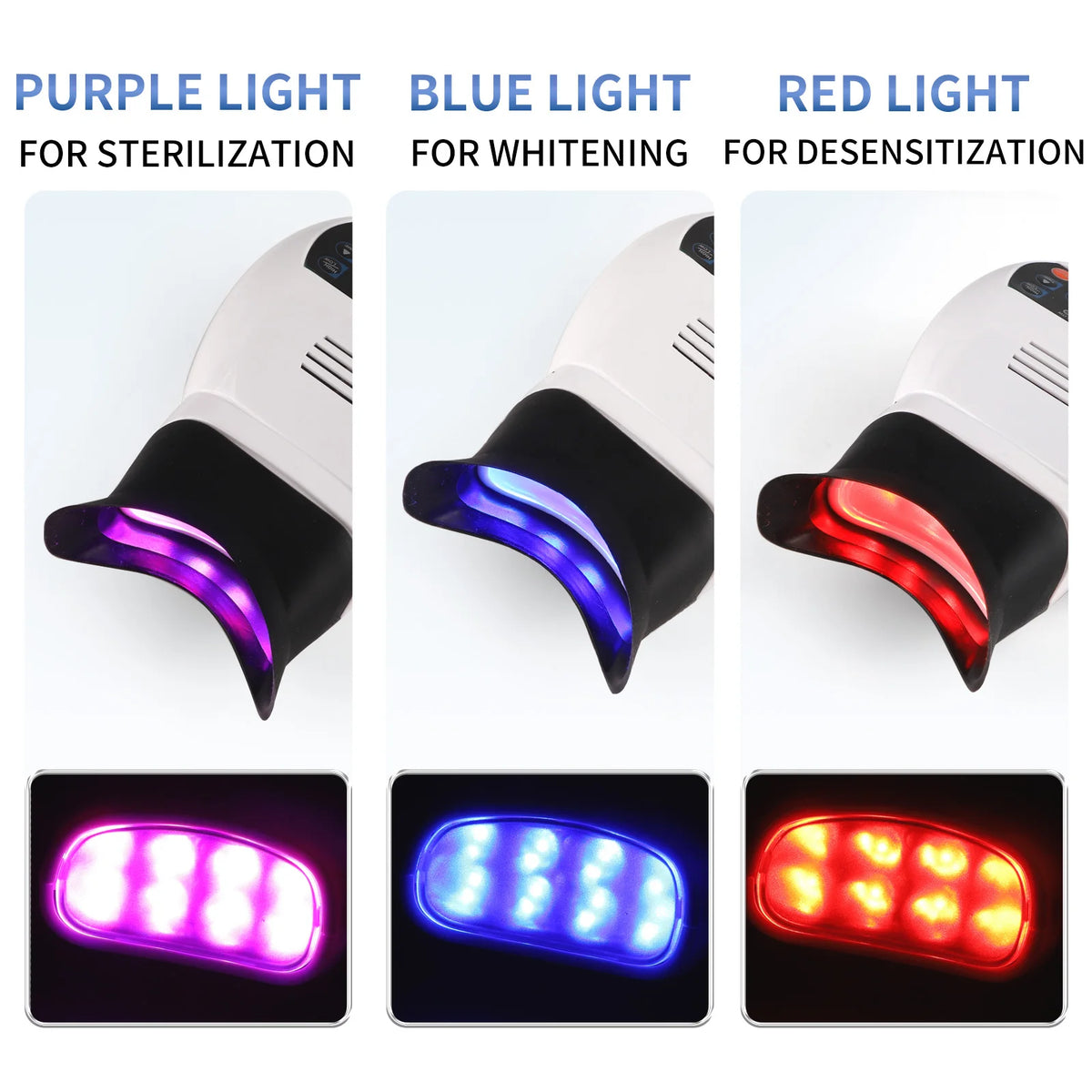 3-Color Desk Teeth Whitening Lamp, 40W