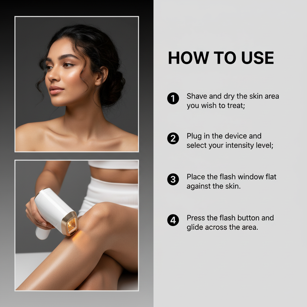 Whole Body IPL Hair Removal Device for Women & Men, Pulsed Light for Legs, Arms, Underarm & Bikini Line, At-Home Hair Reduction, [999,999] Flashes