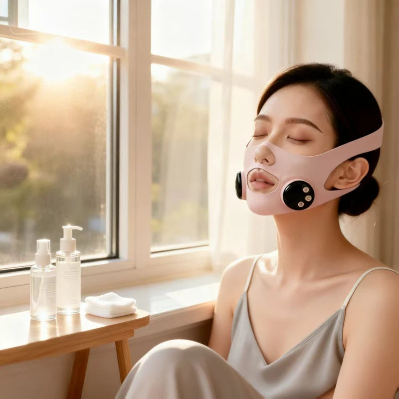 Microcurrent V-Face Lifting Mask