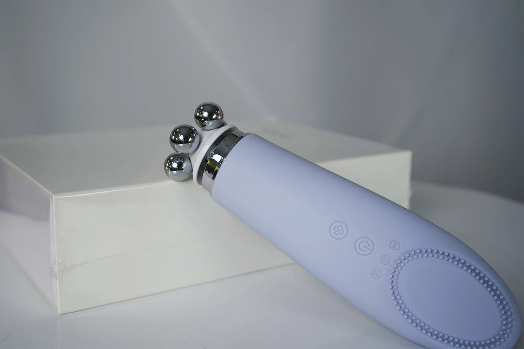 Heated Silicone Facial Cleansing Brush, 4-in-1