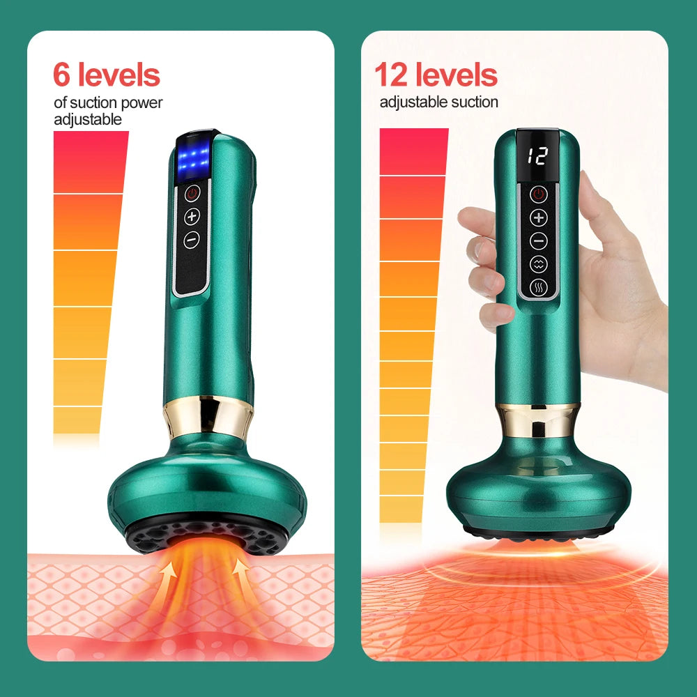Electric Cupping Set, 6-Level Suction