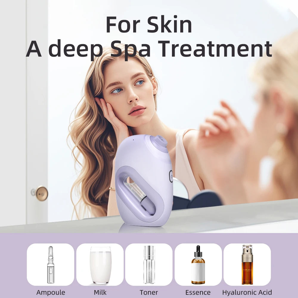 Handheld Nano Facial Sprayer and Oxygen Mist