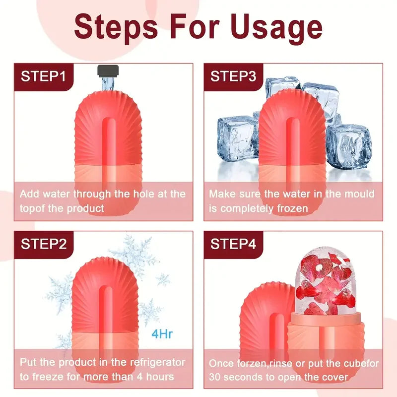 Ice Globe Balls and Trays for Face