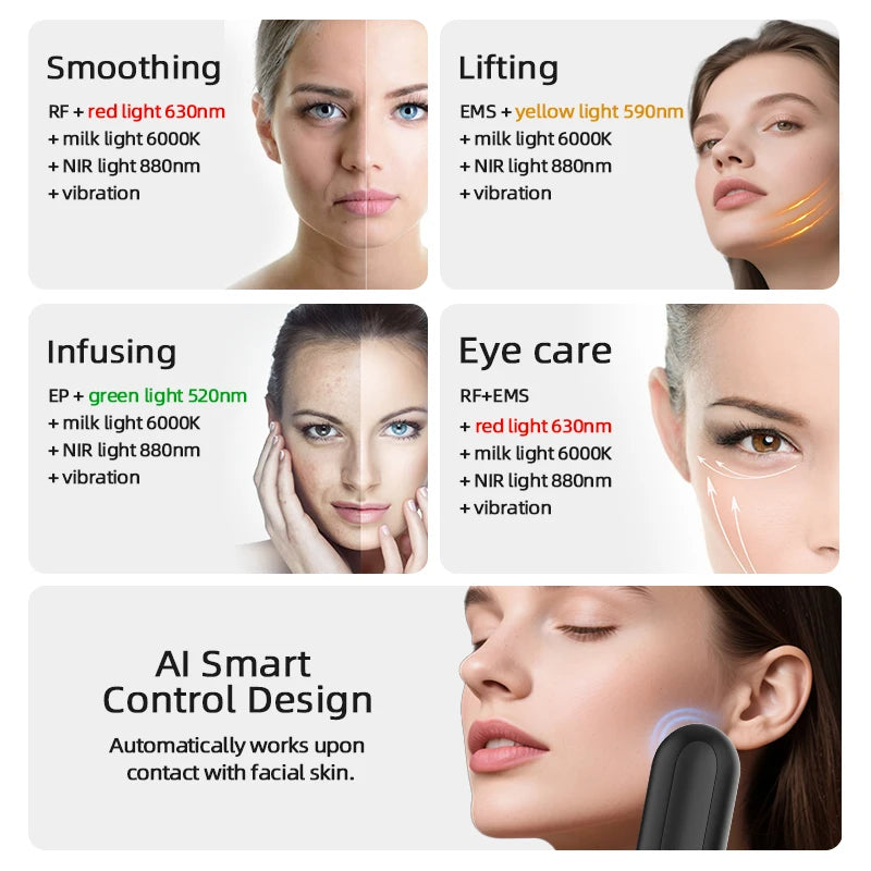 Electroporation EMS Facial Toning Device