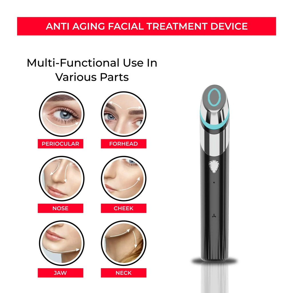4-in-1 Microcurrent Facial Booster, 660 nm