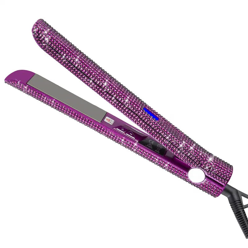 Rhinestone Flat Iron, 470°F LCD
