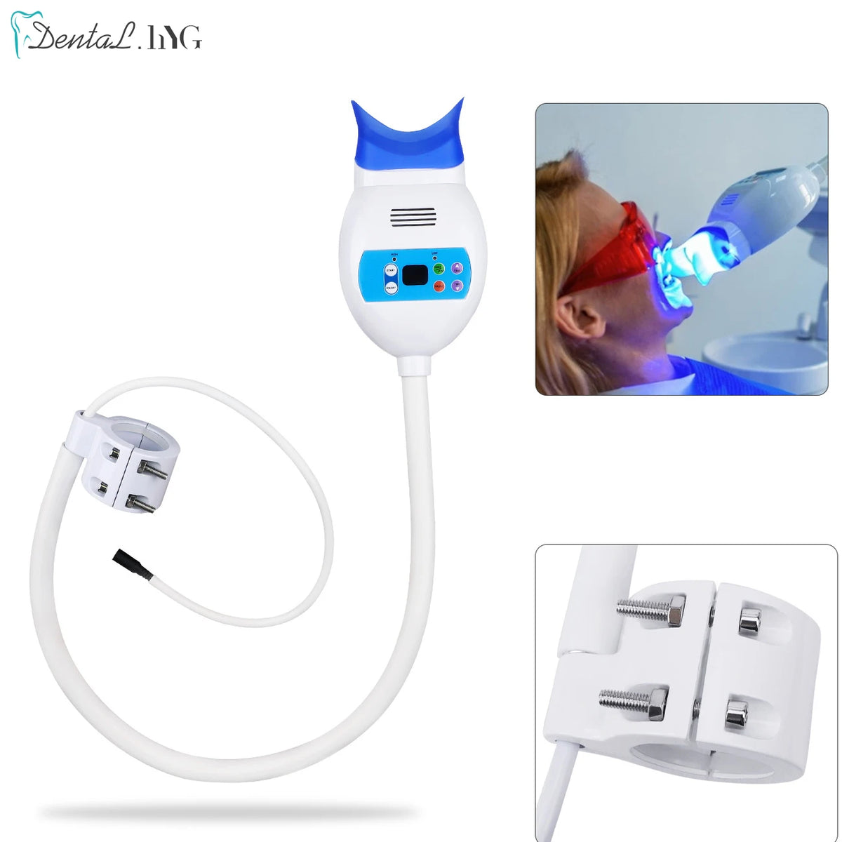Pillar Blue LED Teeth Whitening Lamp, 8 Tubes