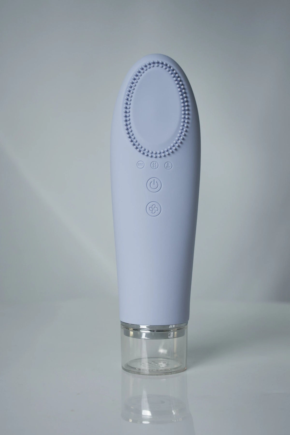Heated Silicone Facial Cleansing Brush, 4-in-1
