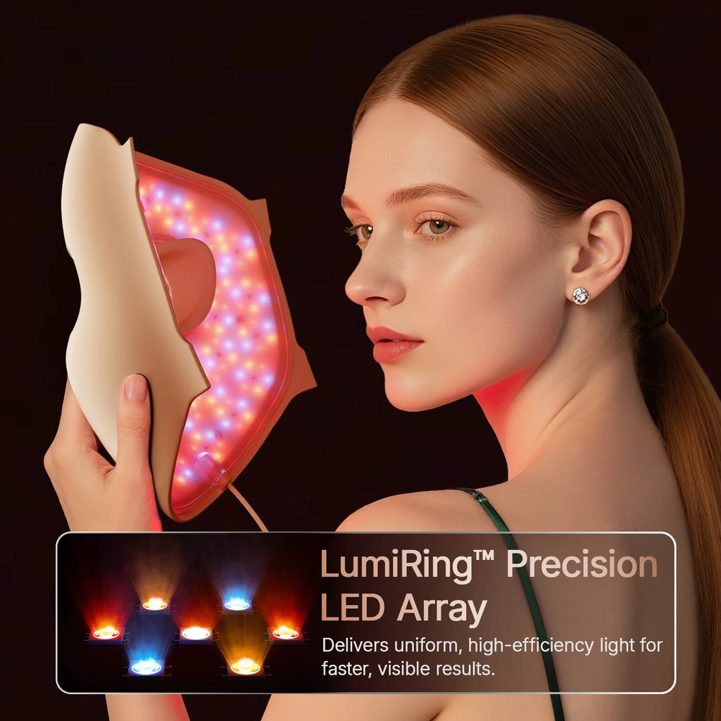 311 LED Silicone Face Mask, 4 Modes, 460–850 nm