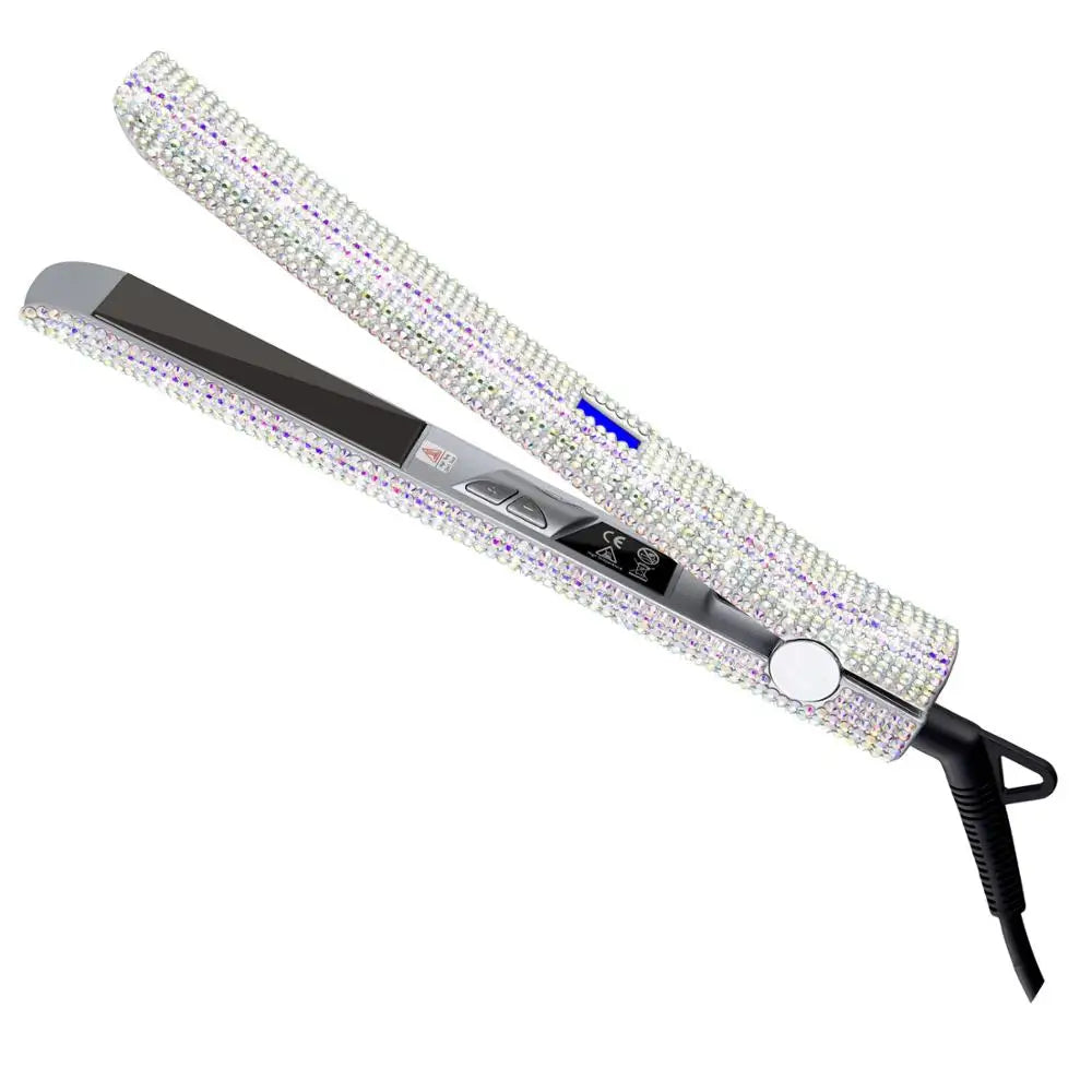 Rhinestone Flat Iron, 470°F LCD