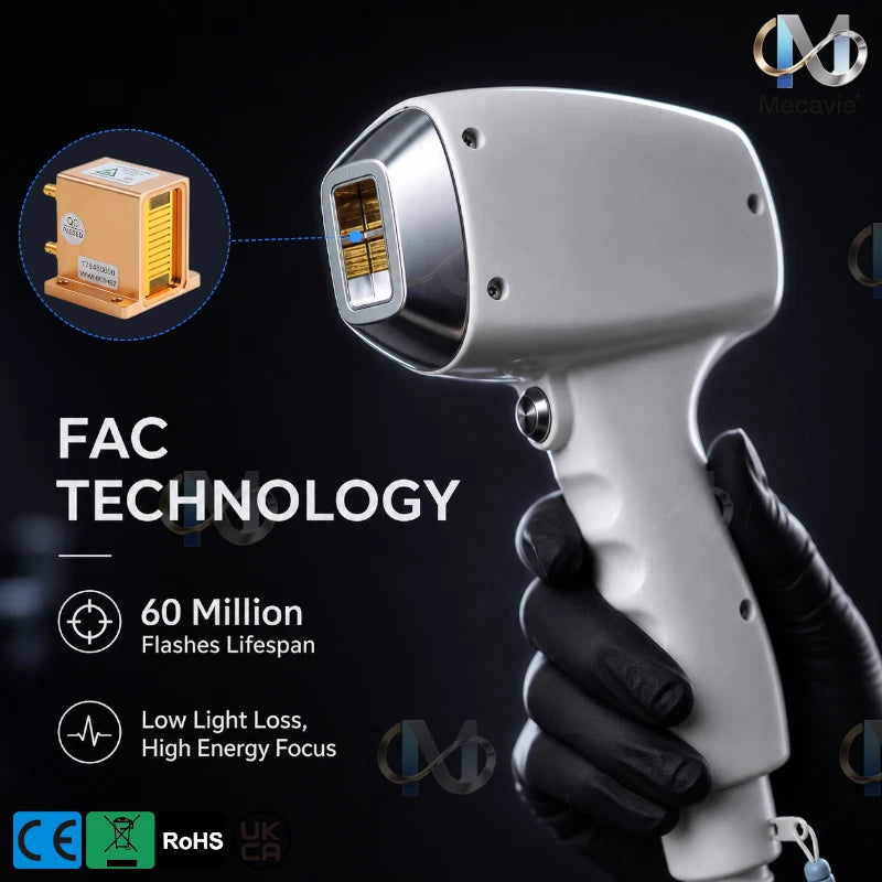 5000W 4-Wave Diode Laser Hair Removal, 755–1064 nm