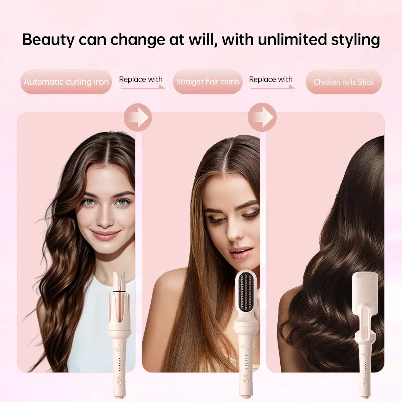 Automatic Ionic Curling Iron, Anti-Tangle