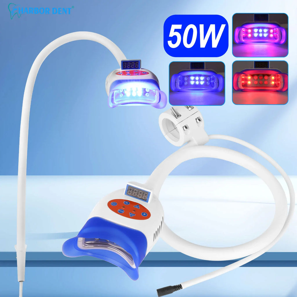 50W 3-Color Teeth Whitening Lamp, 10 Beads