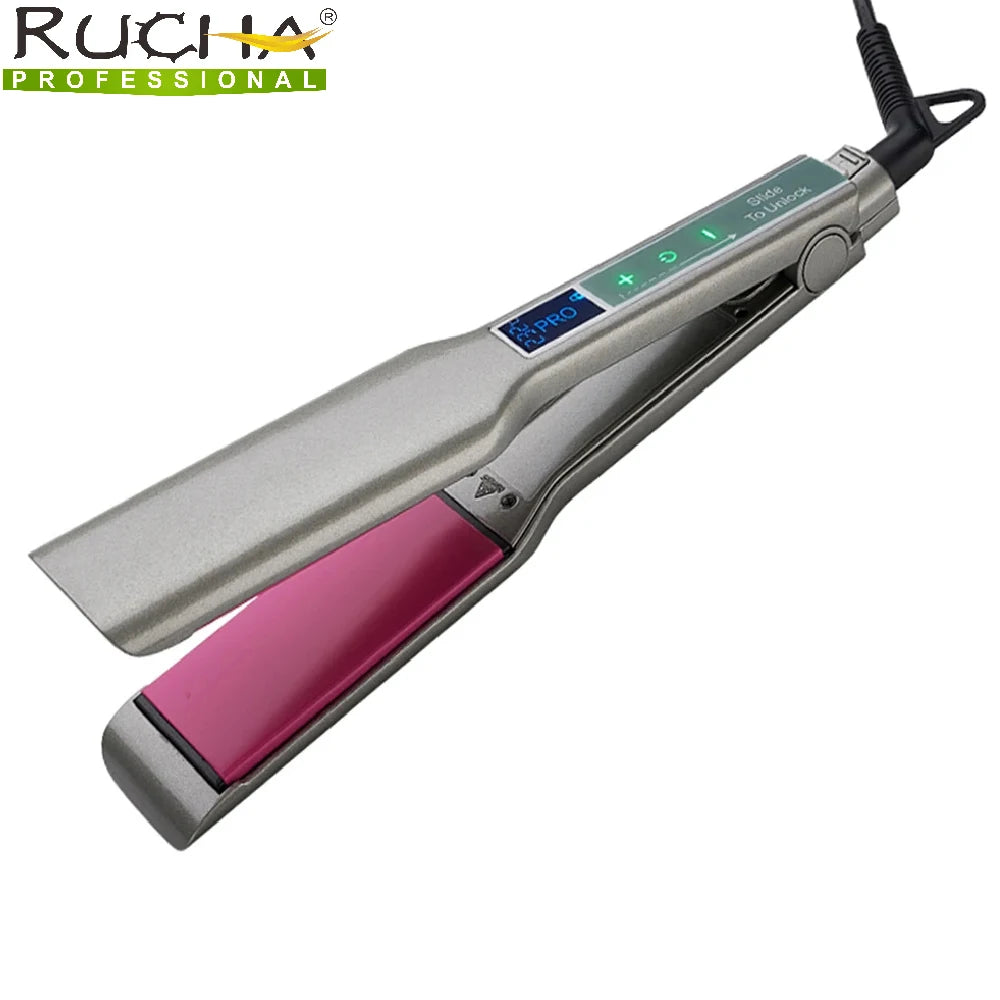 Touch-Screen Ceramic Flat Iron, 122–446°F
