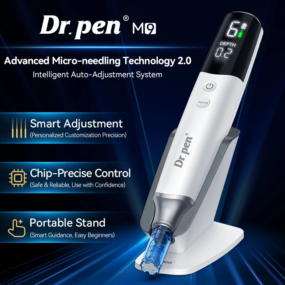 Microneedling Pen and LED Mask Kit, 0.25 mm