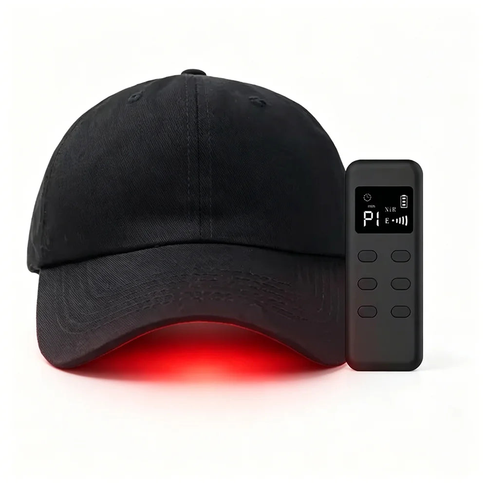 Red and Infrared LED Hat for Hair Growth, 660/940 nm