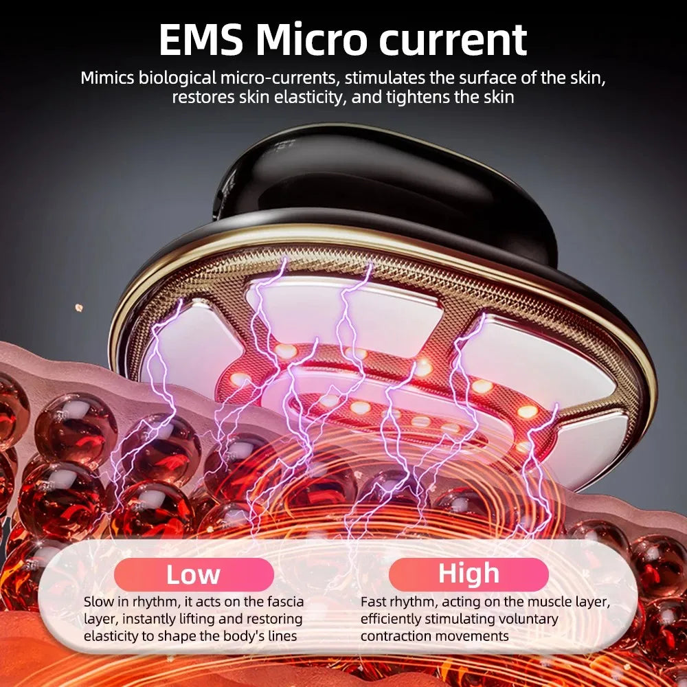 Handheld EMS Body Sculpting Massager, 4 LED